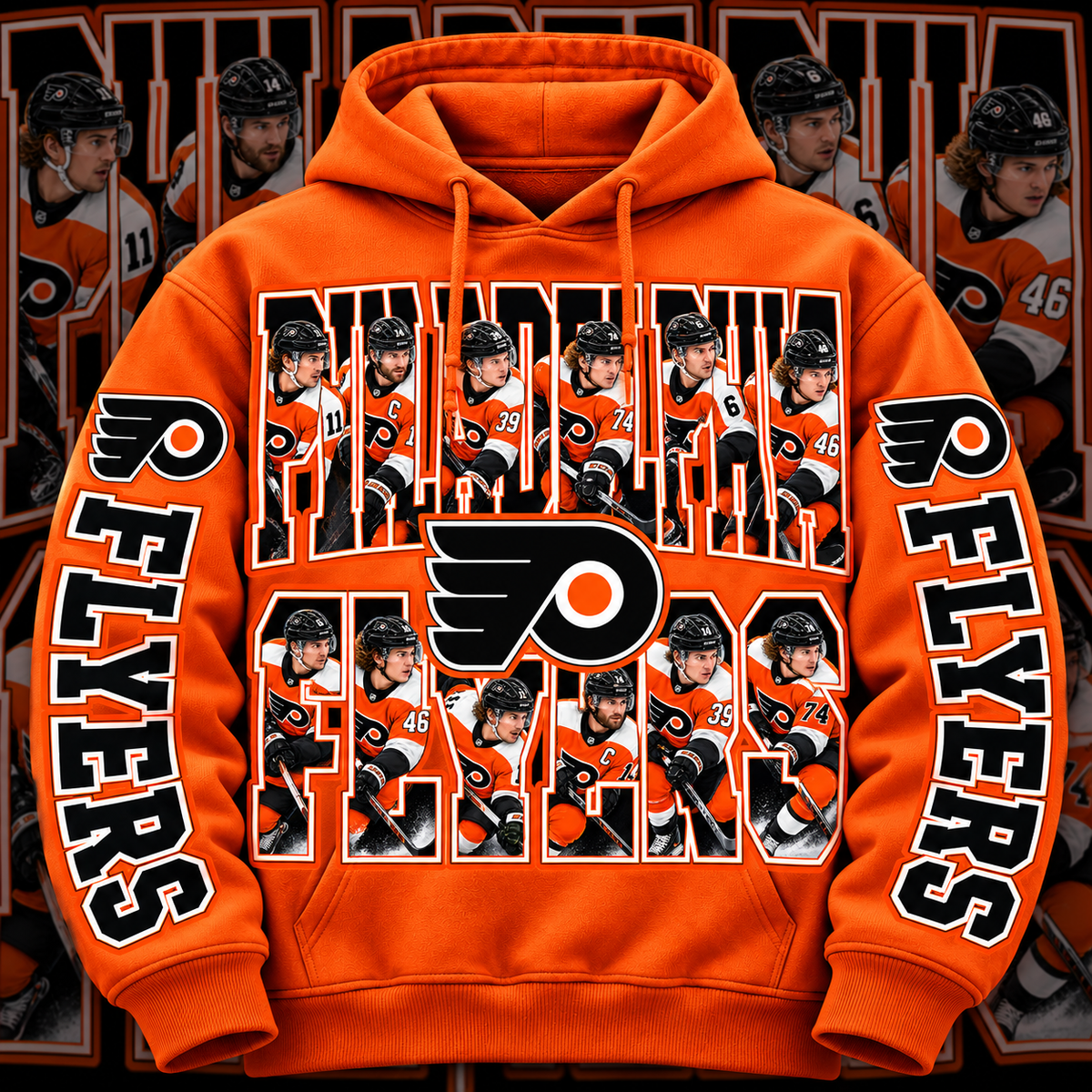 HOCKEY HOODIE COLLECTION W/ SLEEVE PRINT GROUP 1