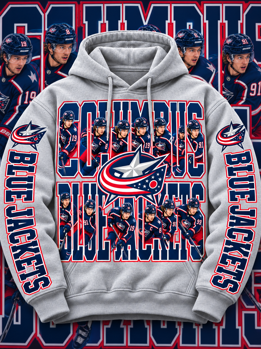 HOCKEY HOODIE COLLECTION W/ SLEEVE PRINT GROUP 3