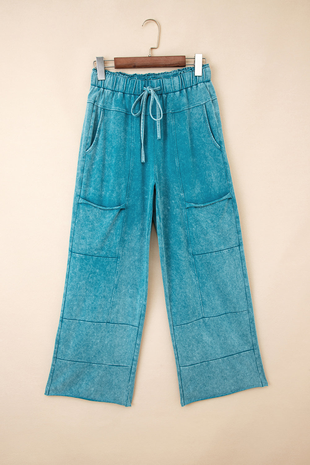 Mineral Wash Raw Hem Pants August.