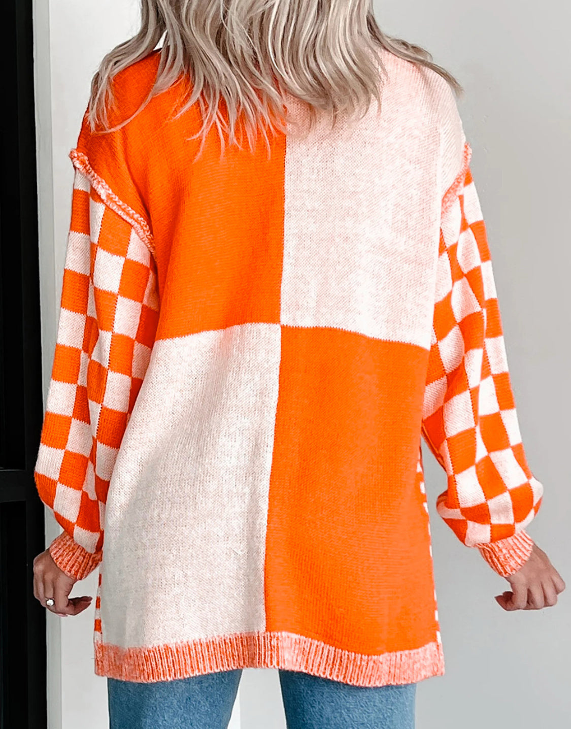 Checkered Cardigan *multiple colors* FB