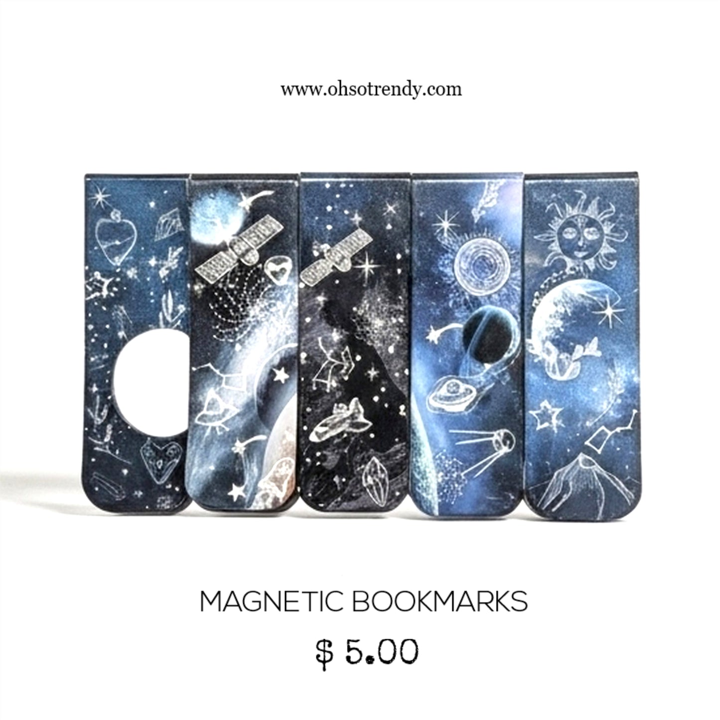 SPACE MAGNETIC BOOKMARKS