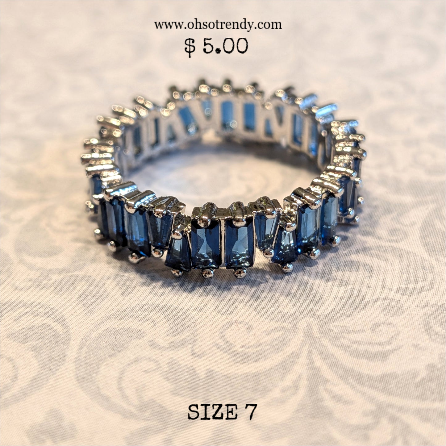 BLUE ZIRCON RING