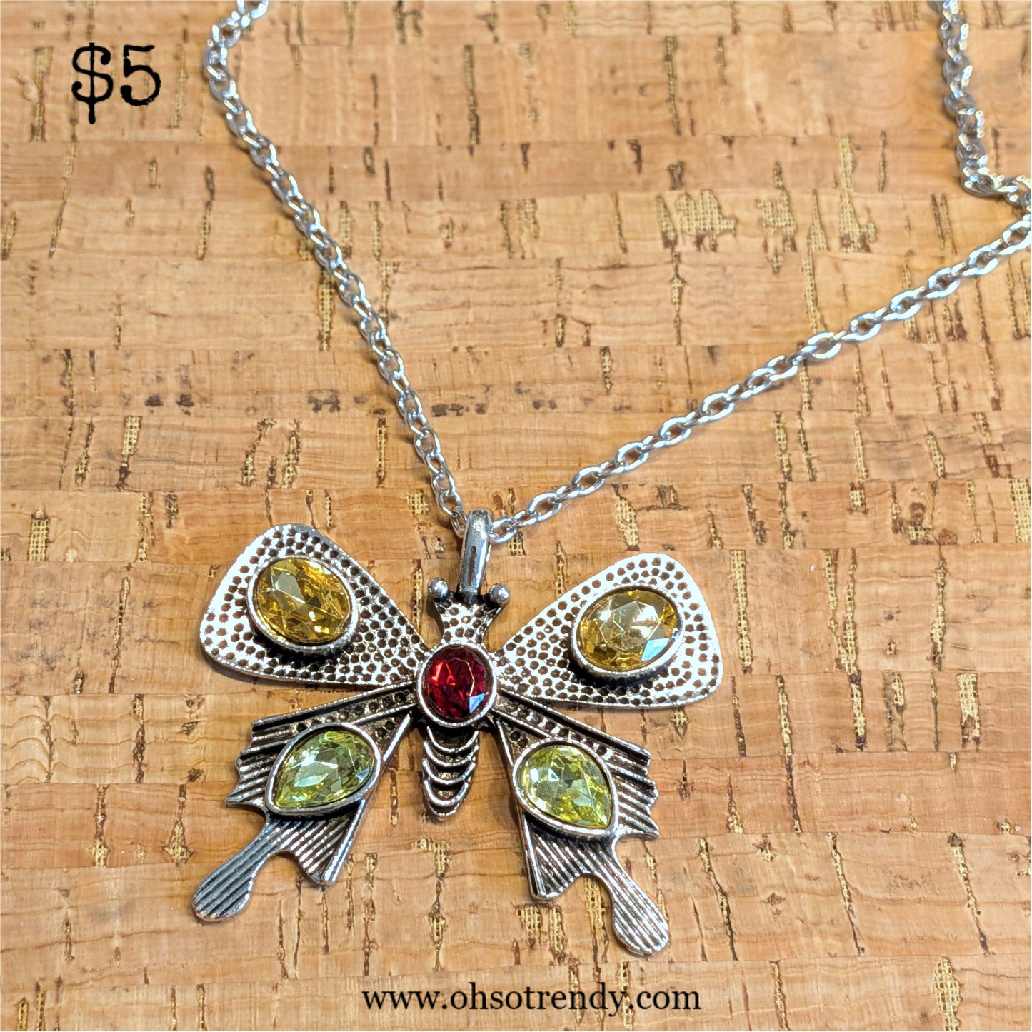 BUTTERFLY - MOTH NECKLACE