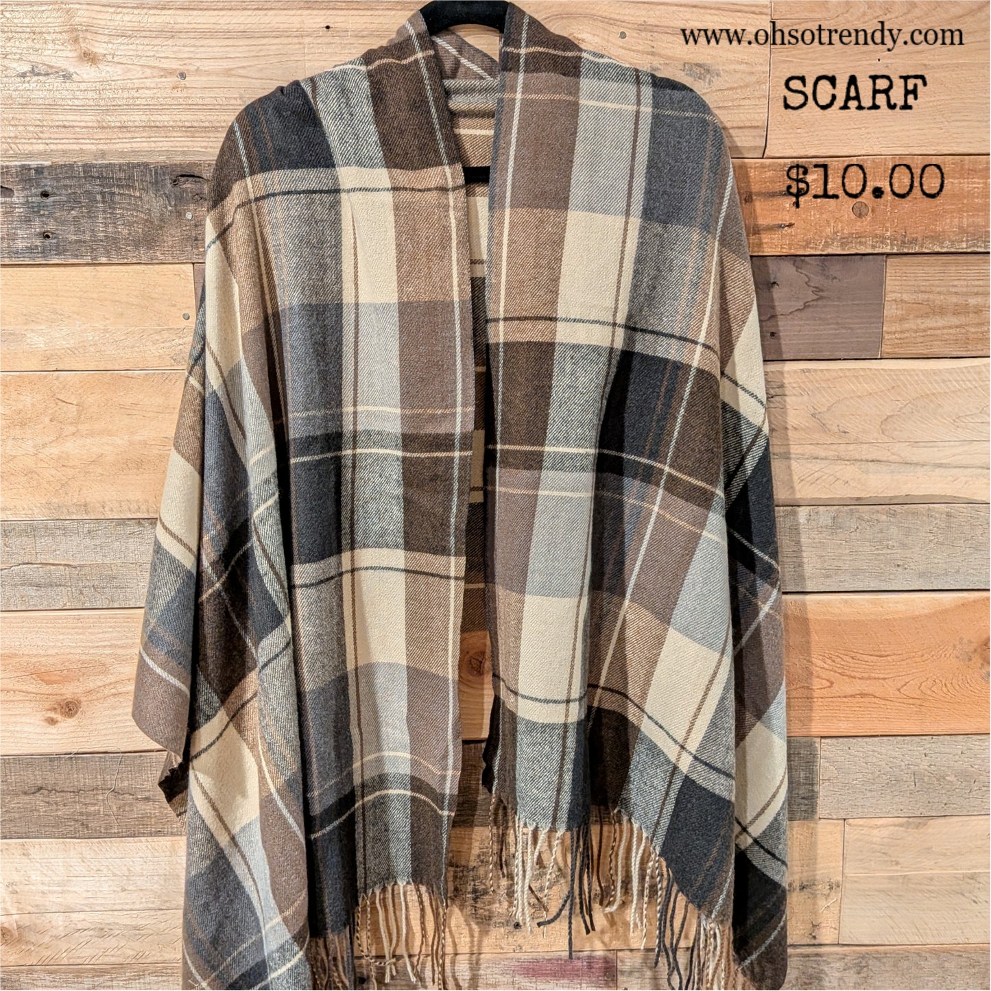 PLAID SCARF