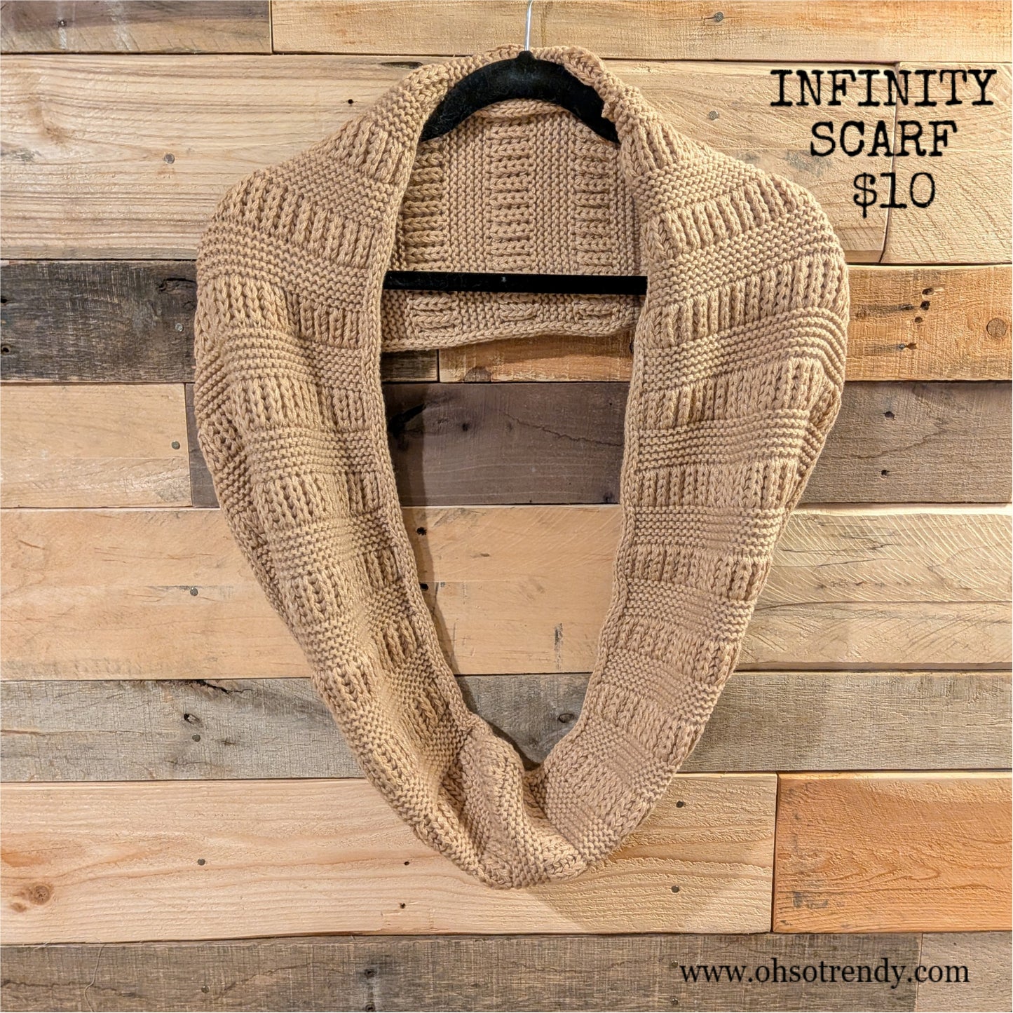 KNIT INFINITY SCARF