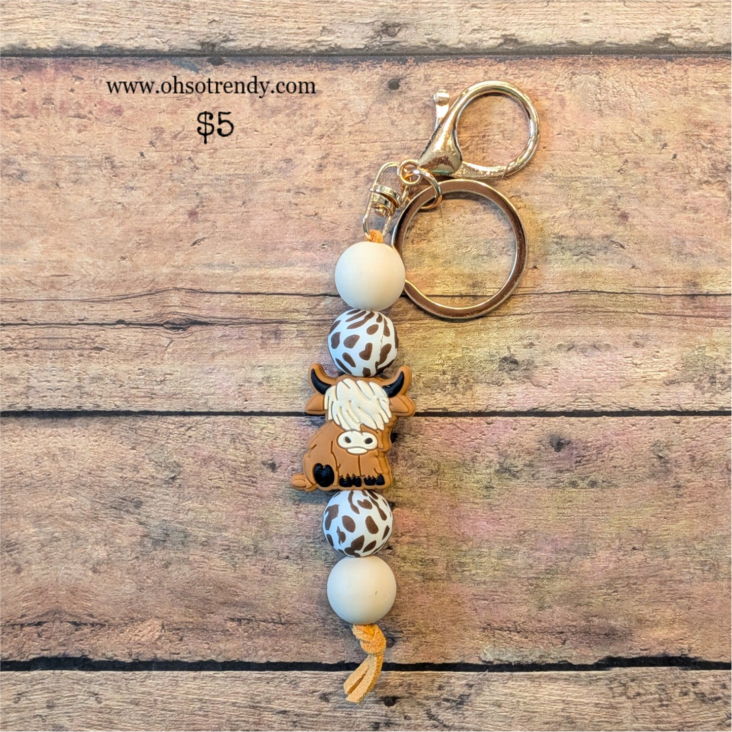 HIGHLAND COW KEYCHAIN