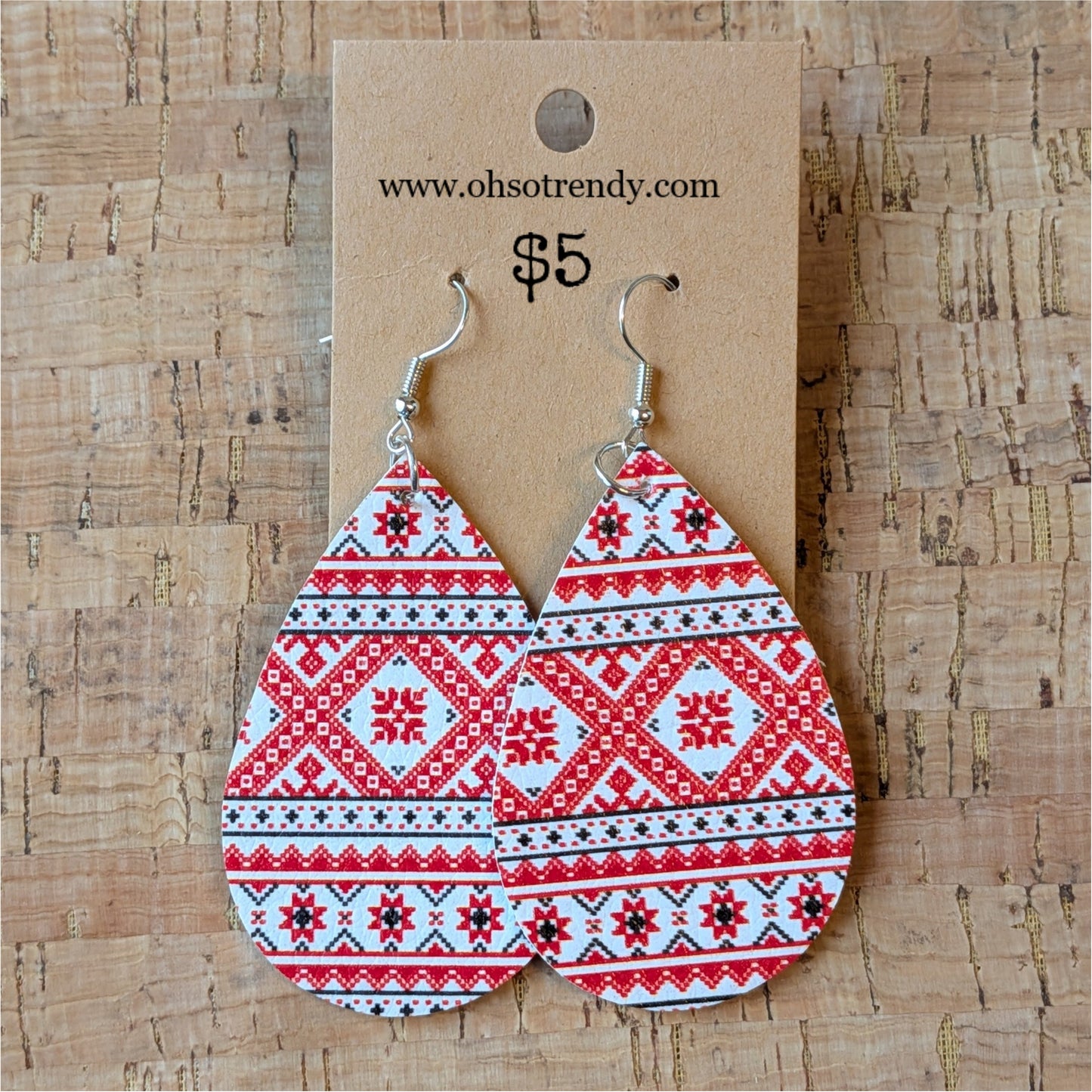 PLAID EARRINGS - HOLIDAY