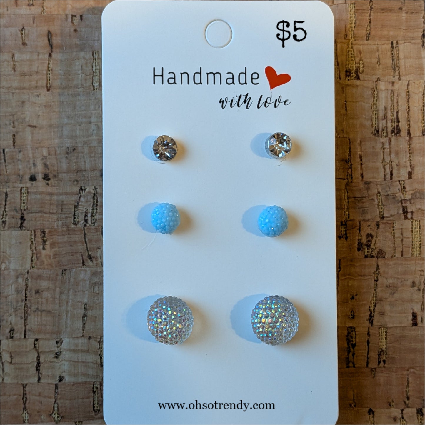 3 PAIRS OF EARRINGS