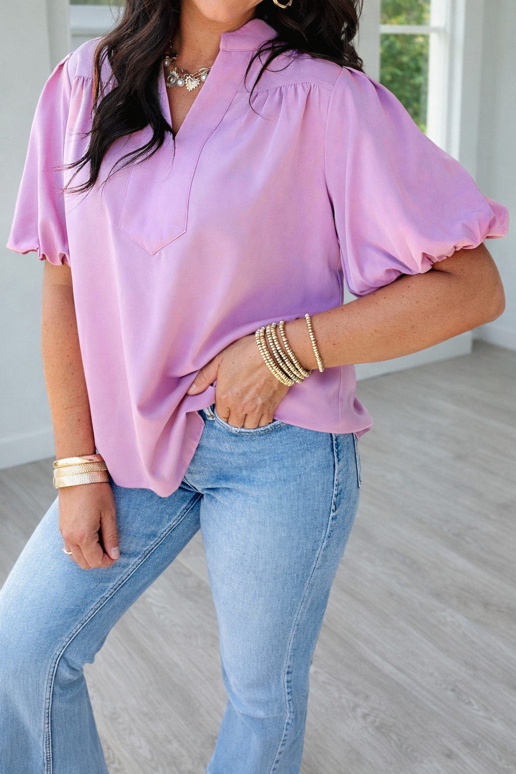 Purple Summer Blouse FB