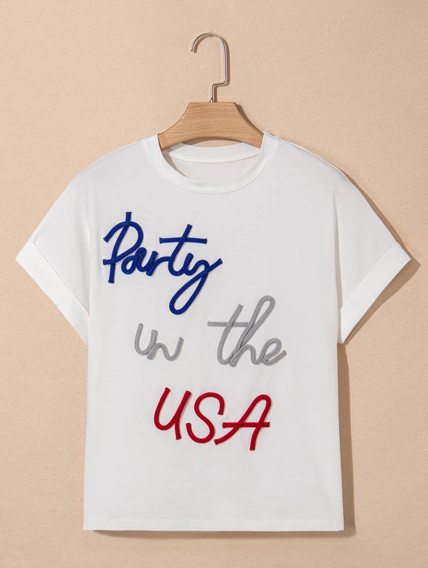 Party In The USA Graphic Shirt New RTS