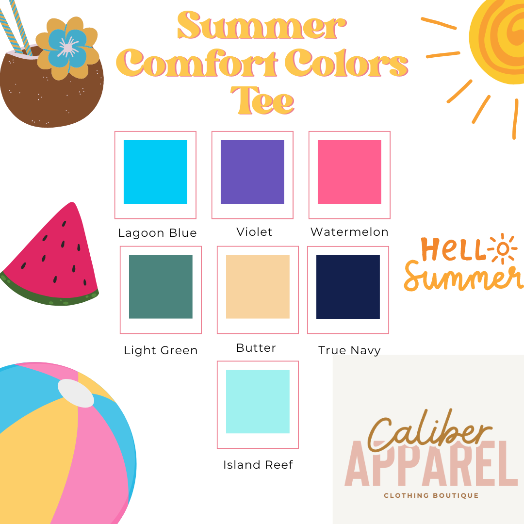 Margarita Pink Summer Comfort Colors Graphic Tee