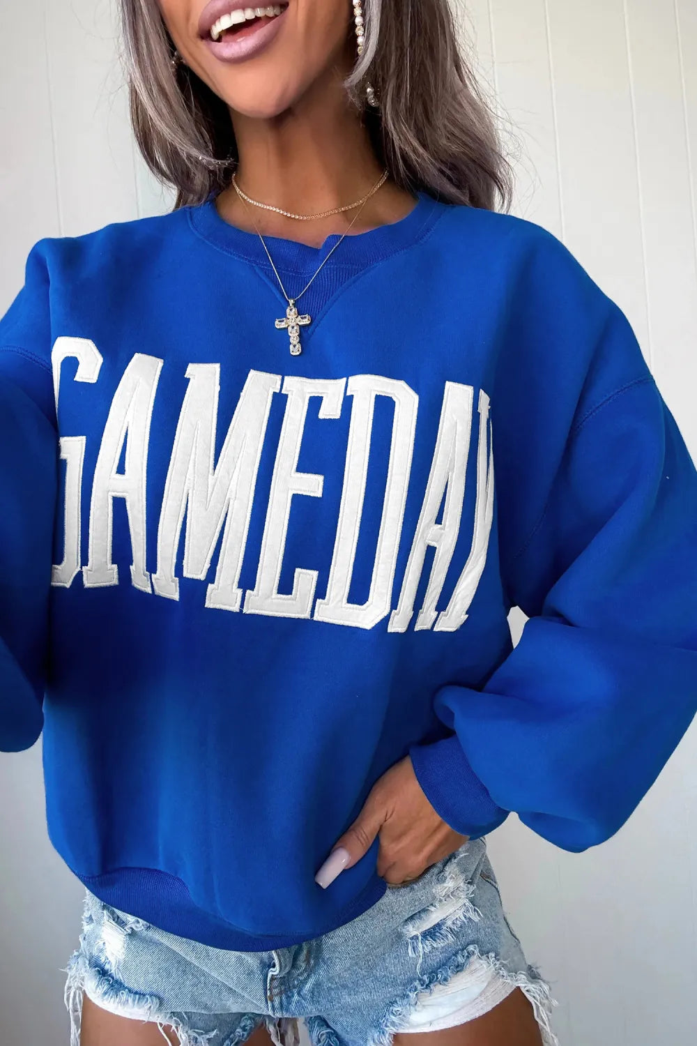 GAMEDAY Patch Sweatshirt *MULTIPLE COLORS*