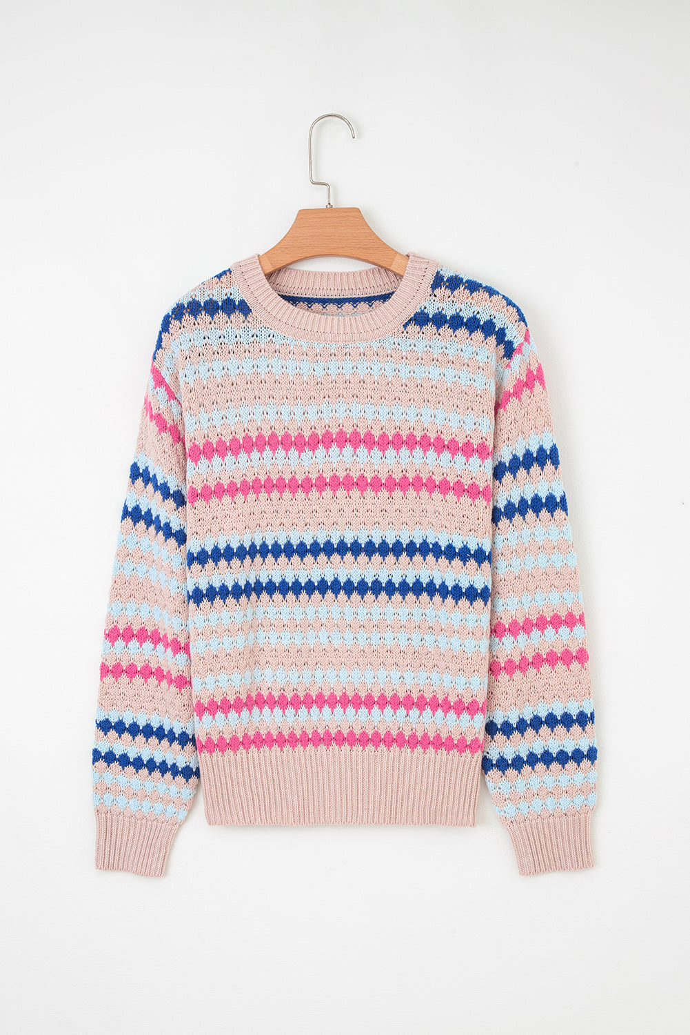 Stripe Eyelet Sweater *TWO COLORS* October.