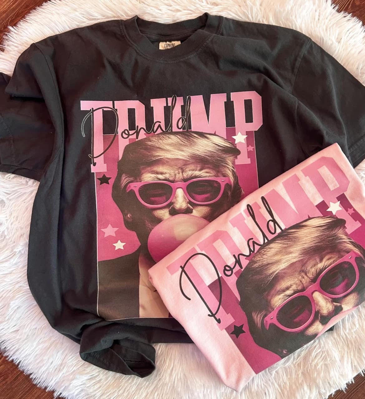 Bubblegum Donald Comfort Colors Graphic Tee