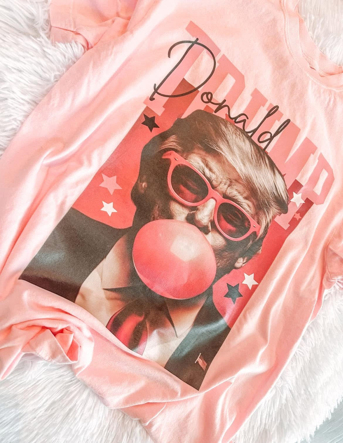 Bubblegum Donald Comfort Colors Graphic Tee