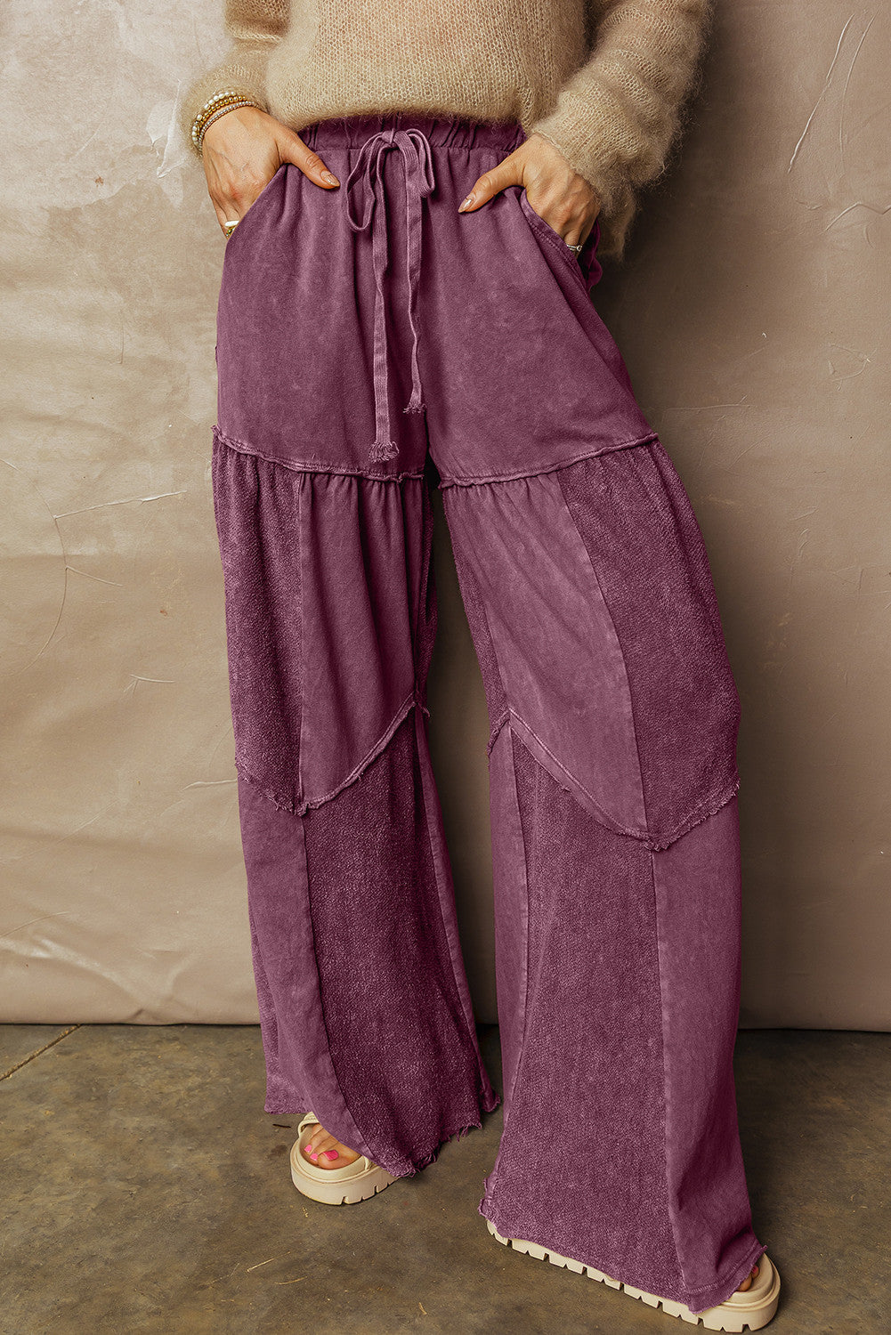 Mineral Wash Drawstring Pants FB