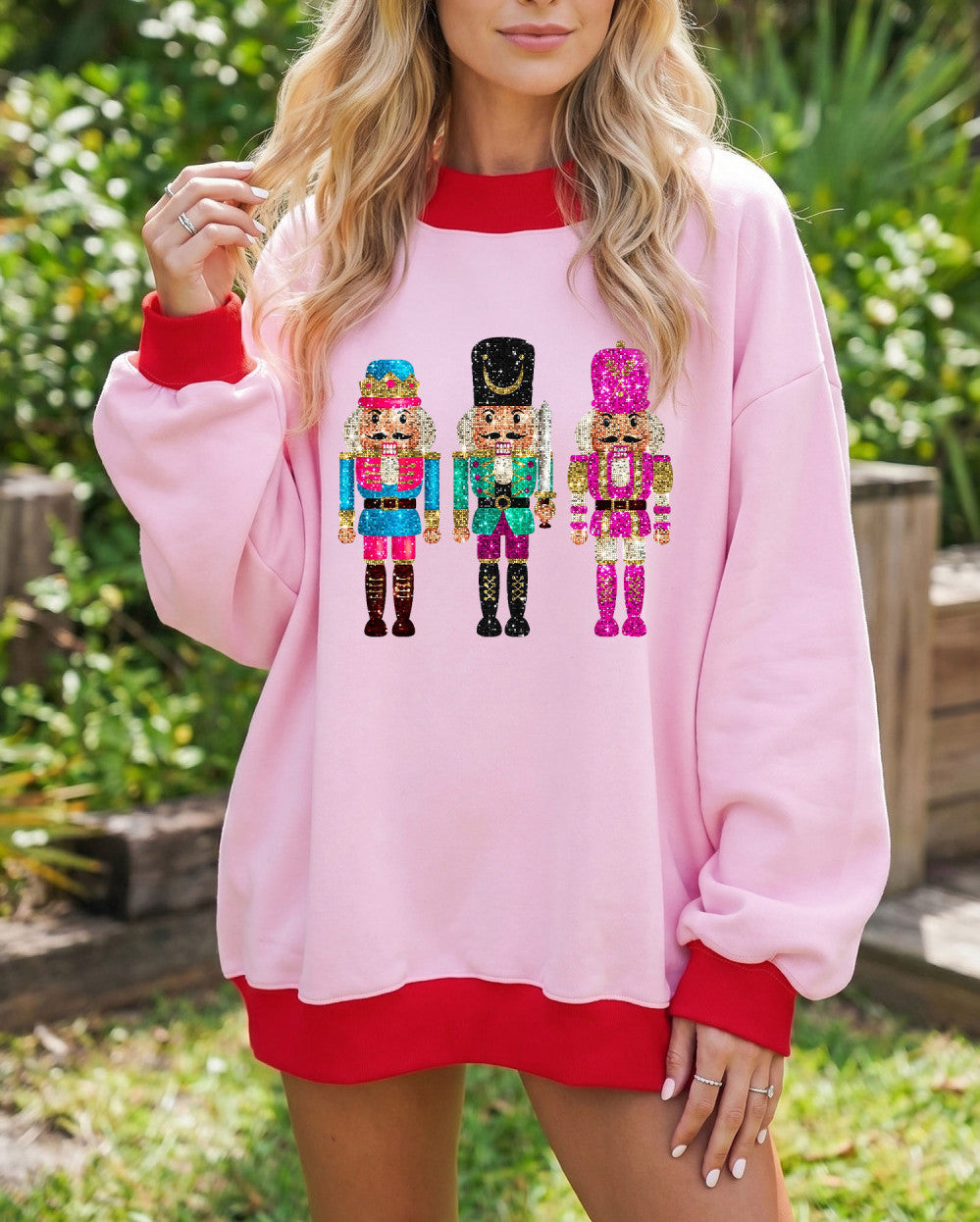 Nutcracker Print Mock Tunic