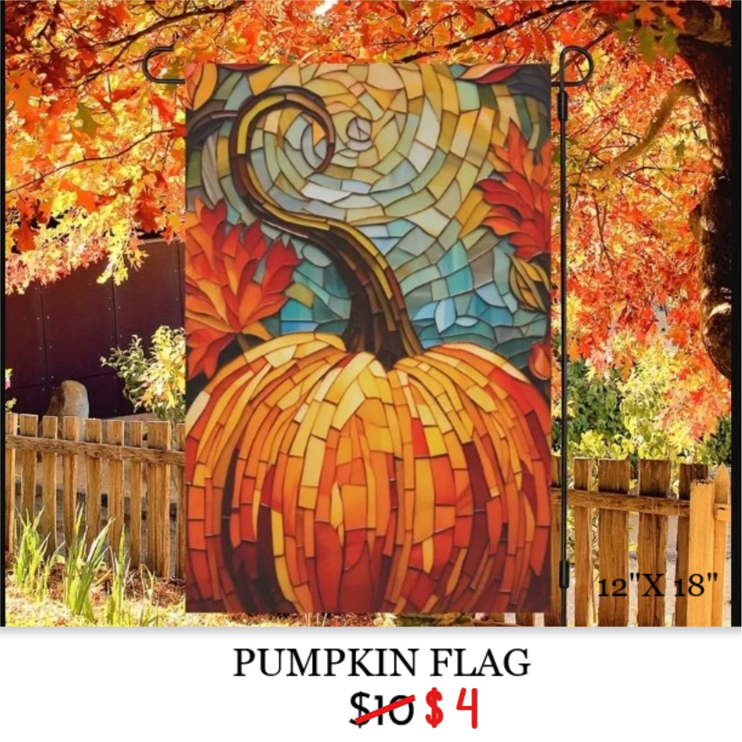 PUMPKIN FLAG
