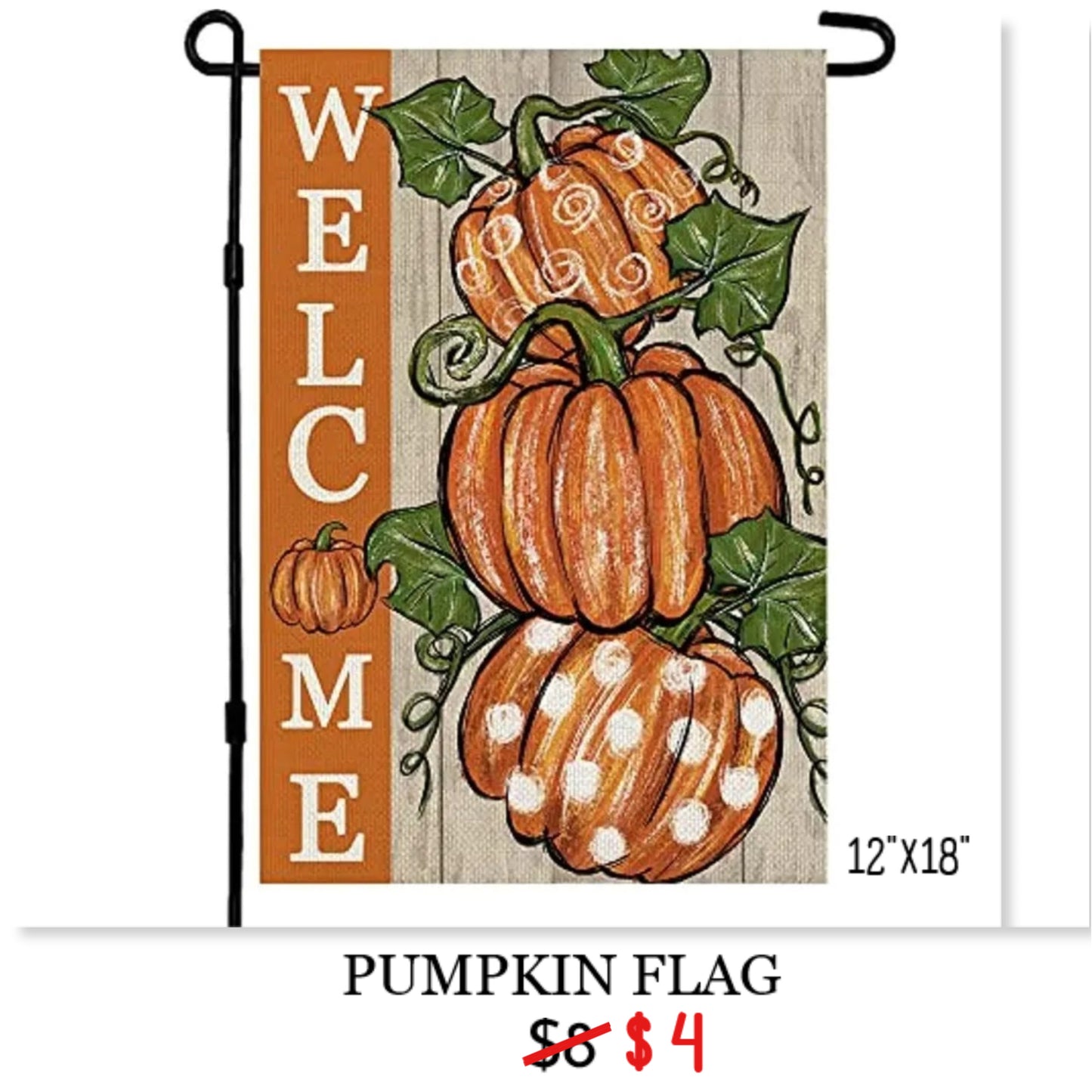 PUMPKIN FLAG