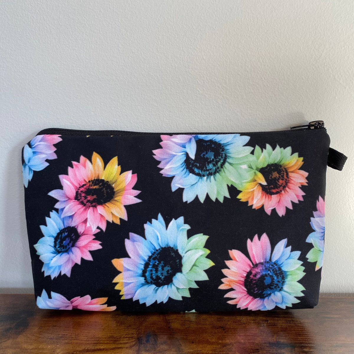 Pouch - Floral Sunflower Rainbow