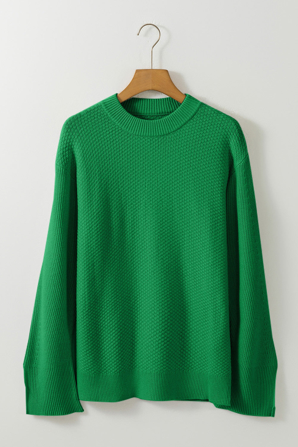 Green Textured Sweater November.