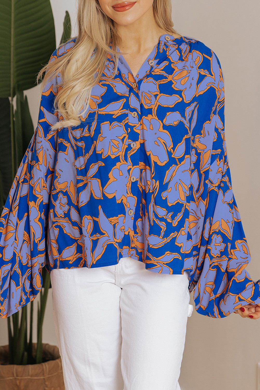 Floral Buttoned Shirt FB