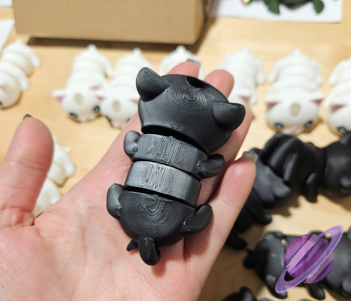 KITTY CAT-3D PRINTED STRAW BUDDY