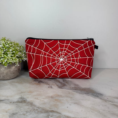 Pouch - Spiderweb Spider Red