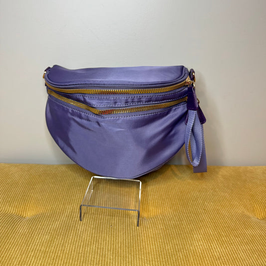 The Roni Nylon Crossbody - Solid Cloud Purple