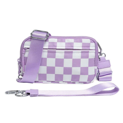 Remi - Nylon Crossbody Checkered