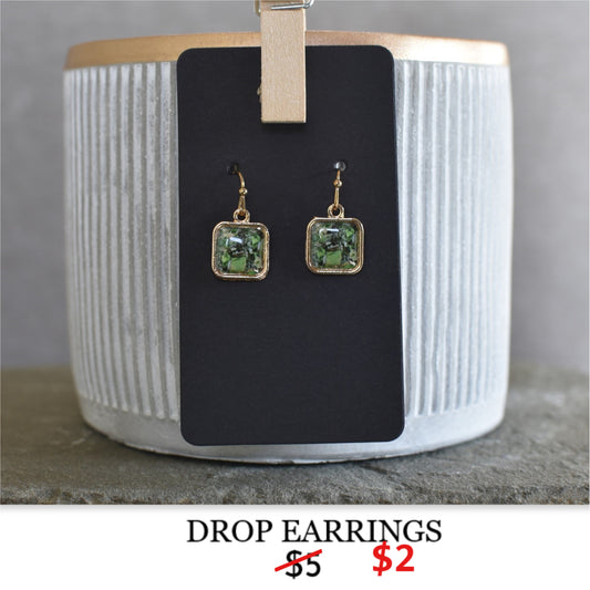 DROP EARRINGS