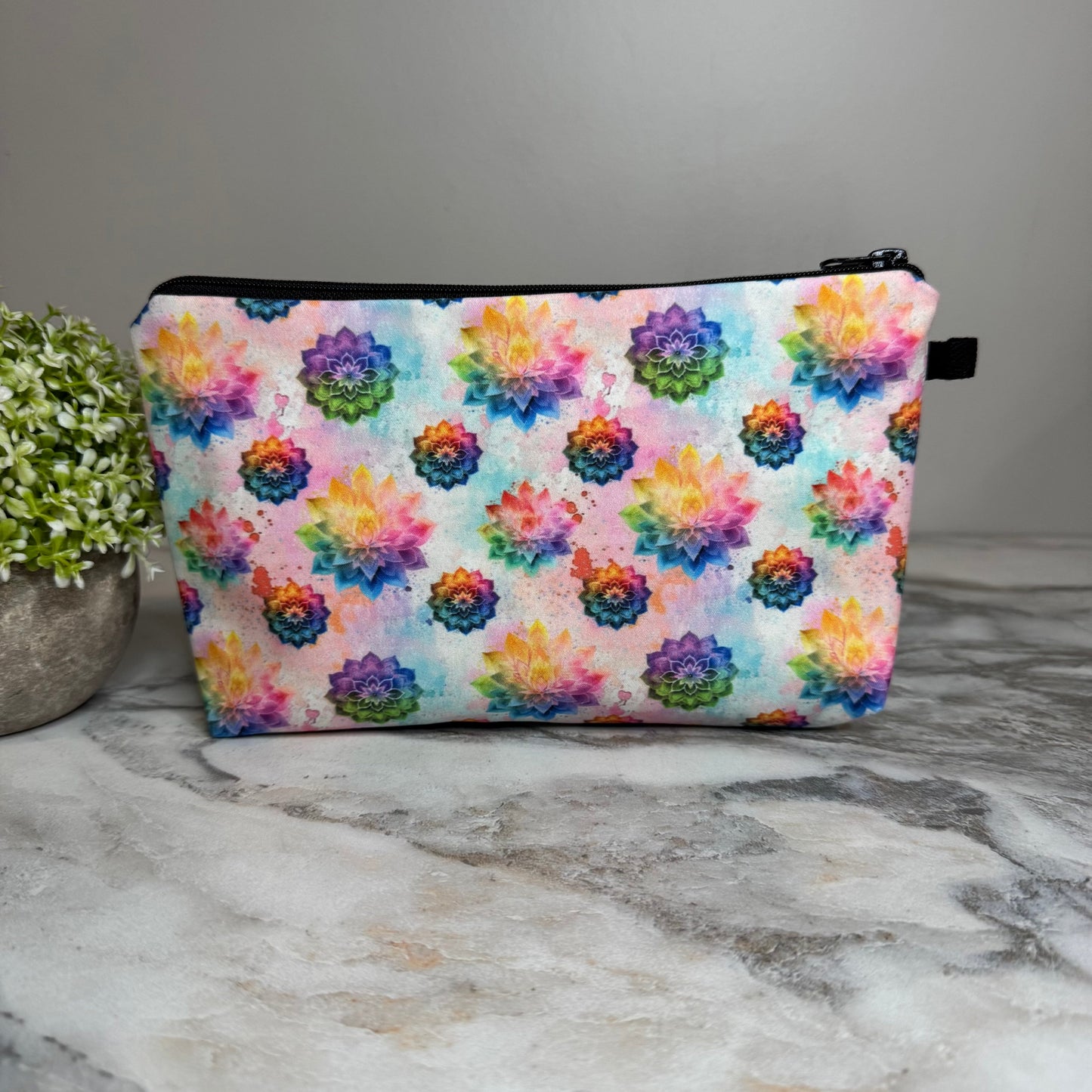 Pouch - Rainbow Mandala Ombre