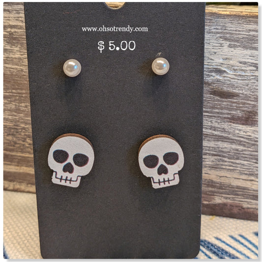 HALLOWEEN SKULL EARRINGS