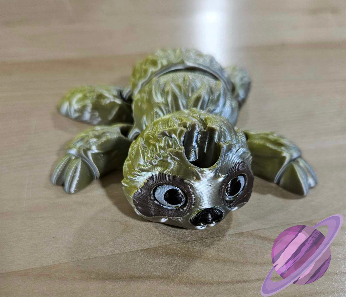 SLOTH-3D PRINTED STRAW BUDDY
