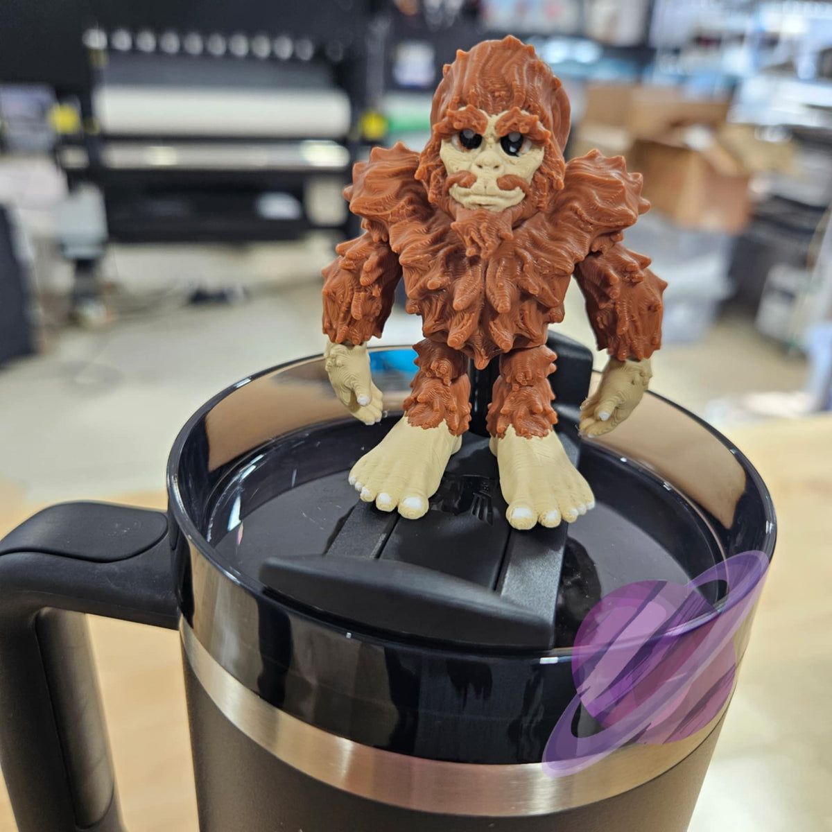 BIG FOOT 3D PRINTED STRAW BUDDY
