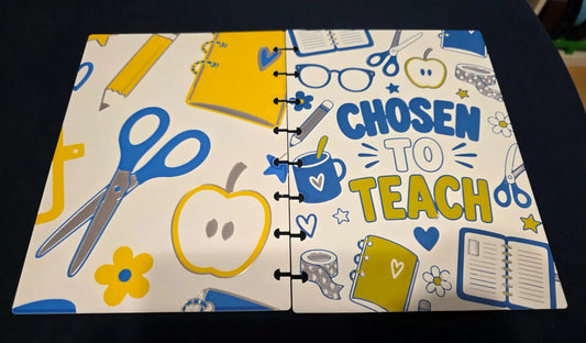 CHOSEN TO TEACH- 3D PRINTED REFILLABLE NOTEBOOK