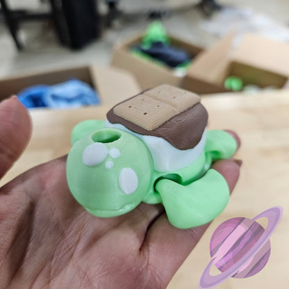 SMORE TURTLE-3D PRINTED STRAW BUDDY