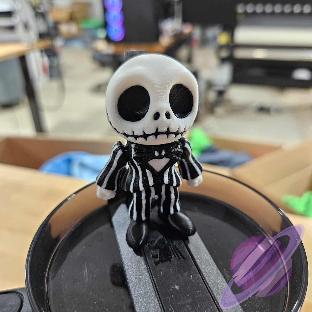 NIGHTMARE SKELETON-3D PRINTED STRAW BUDDY