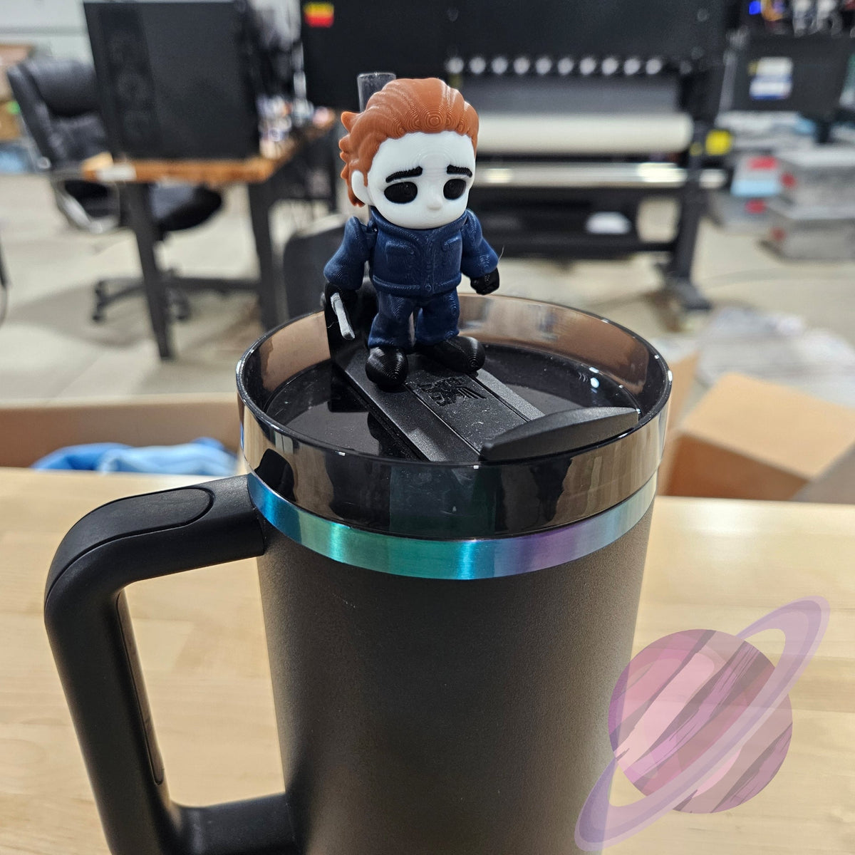 HALLOWEEN KILLER-3D PRINTED STRAW BUDDY