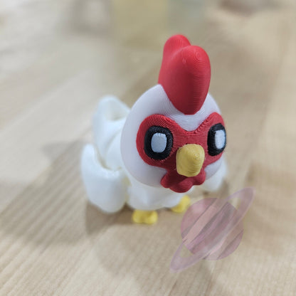 HEN CHICKEN-3D PRINTED STRAW BUDDY
