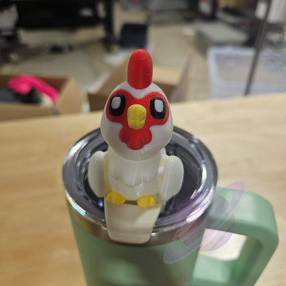 HEN CHICKEN-3D PRINTED STRAW BUDDY