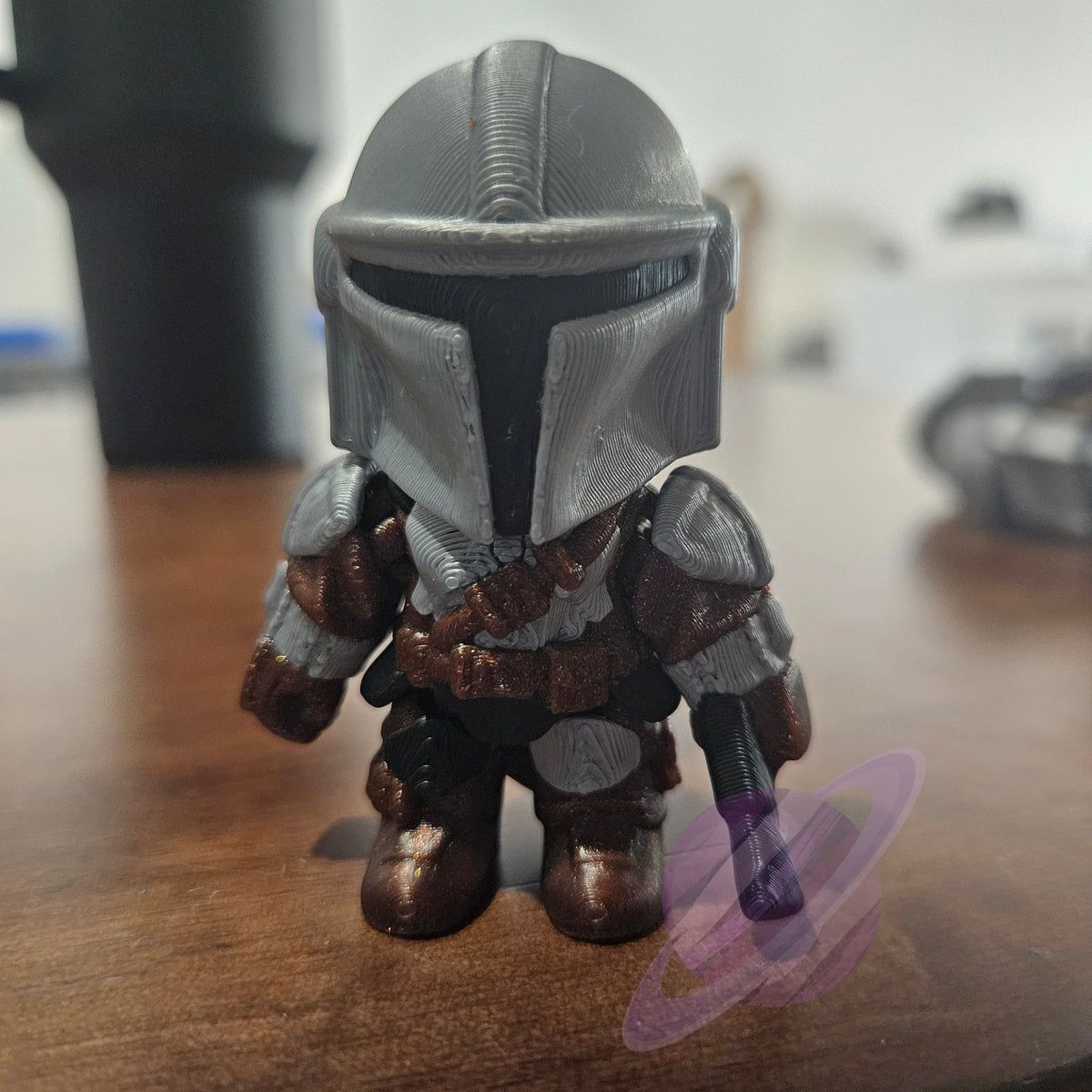 MANDO-3D PRINTED STRAW BUDDY