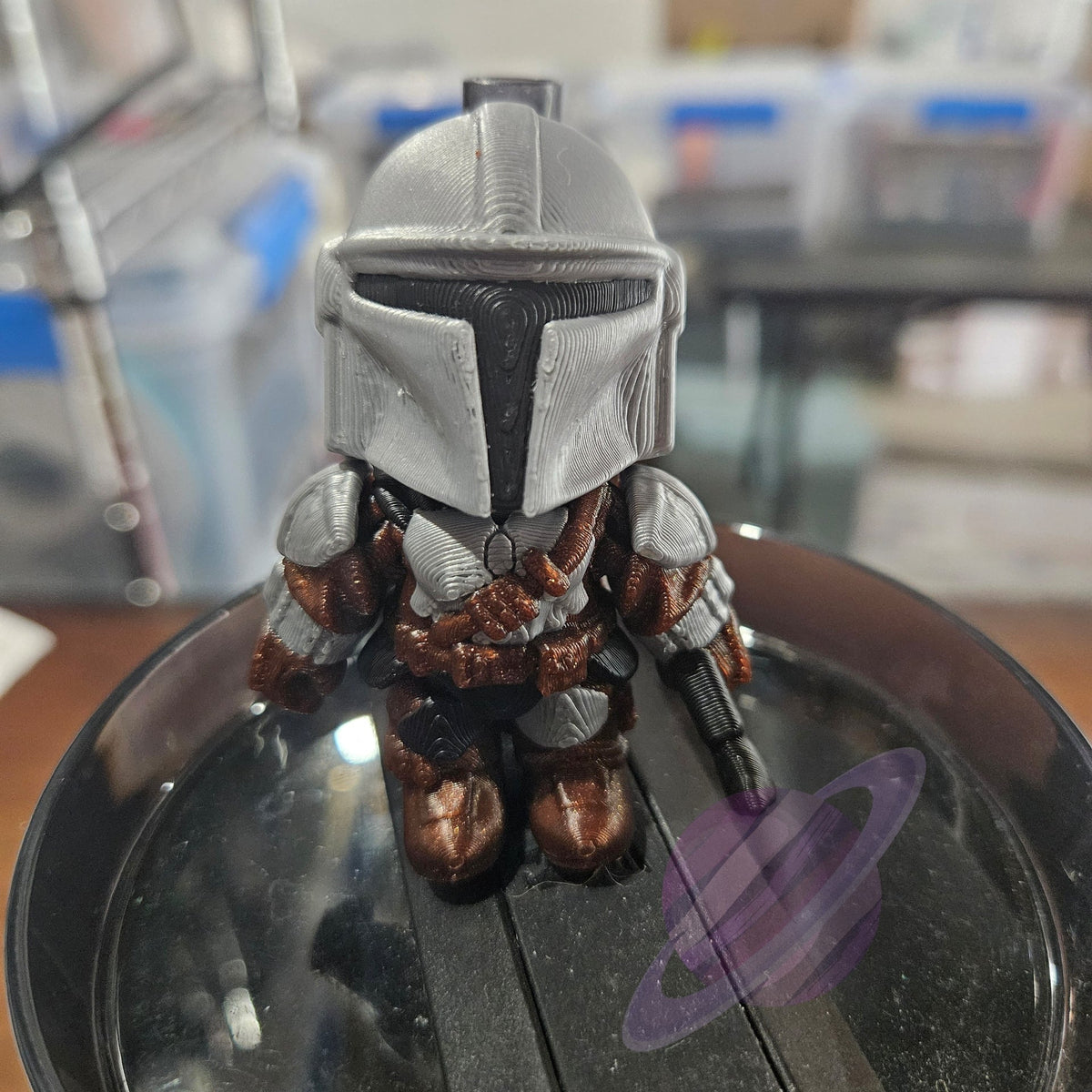 MANDO-3D PRINTED STRAW BUDDY