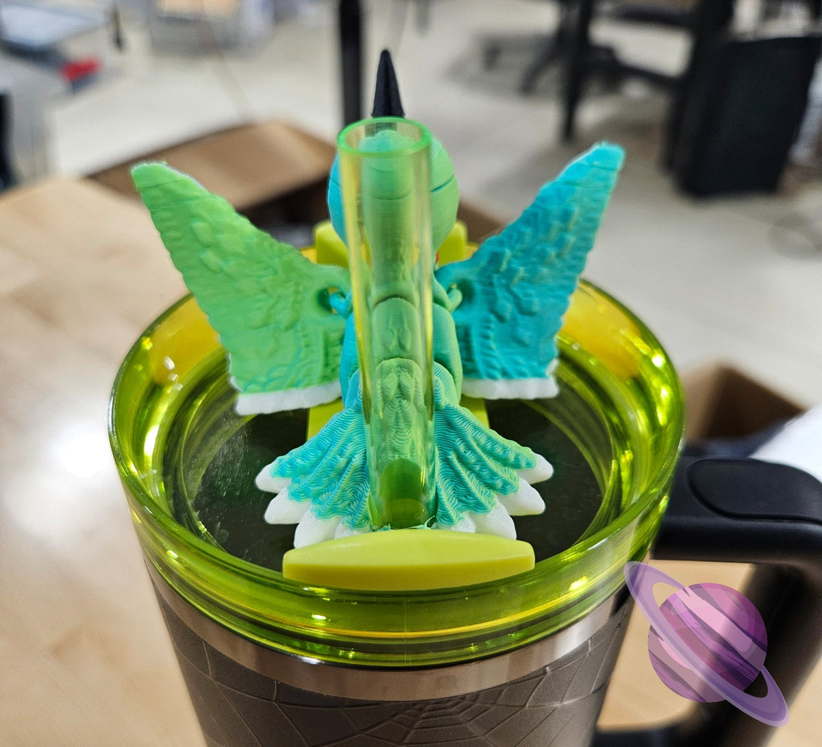 HUMMINGBIRD-3D PRINTED STRAW BUDDY