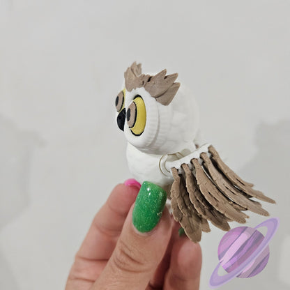 HOOT OWL-3D PRINTED STRAW BUDDY