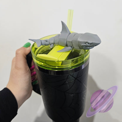 GREAT REEF SHARK-3D PRINTED STRAW BUDDY