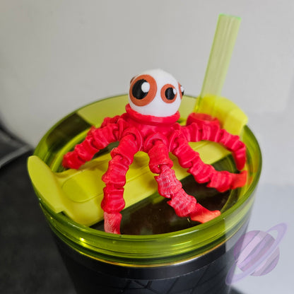 OCELLOUS ALIEN-3D PRINTED STRAW BUDDY