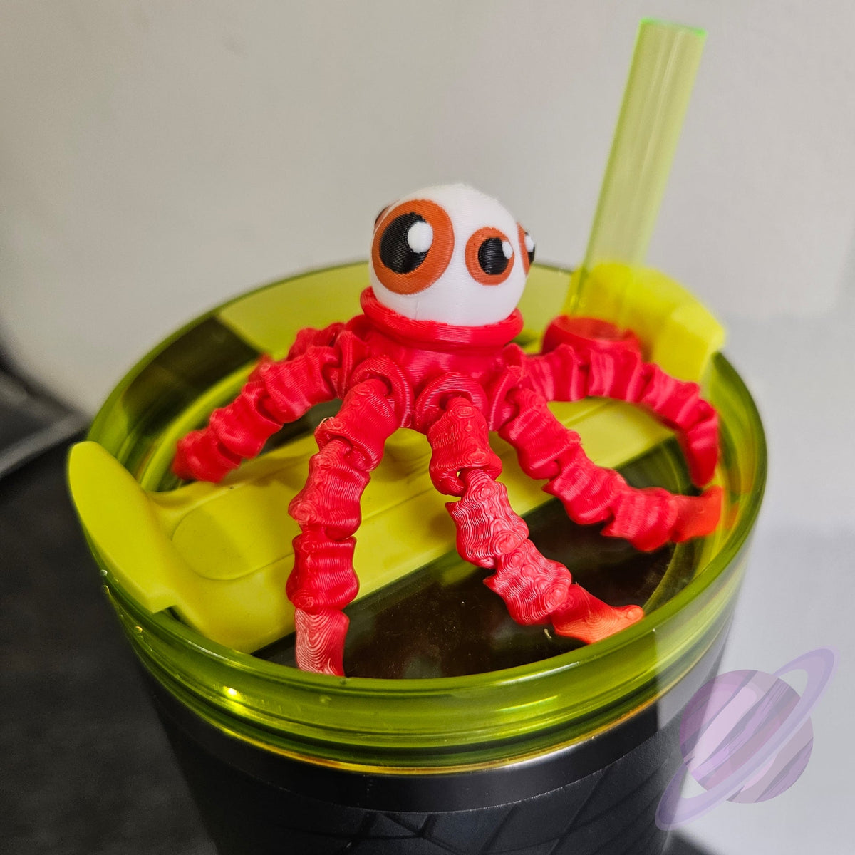 OCELLOUS ALIEN-3D PRINTED STRAW BUDDY
