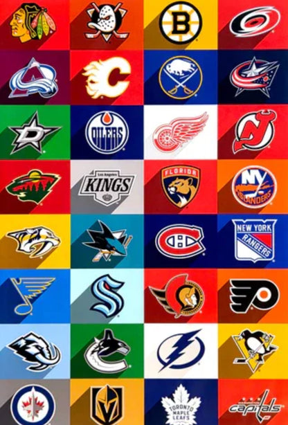 HOCKEY FAV TEAMS-3D PRINTED CUSTOM 12 OUNCE CAN HOLDERS