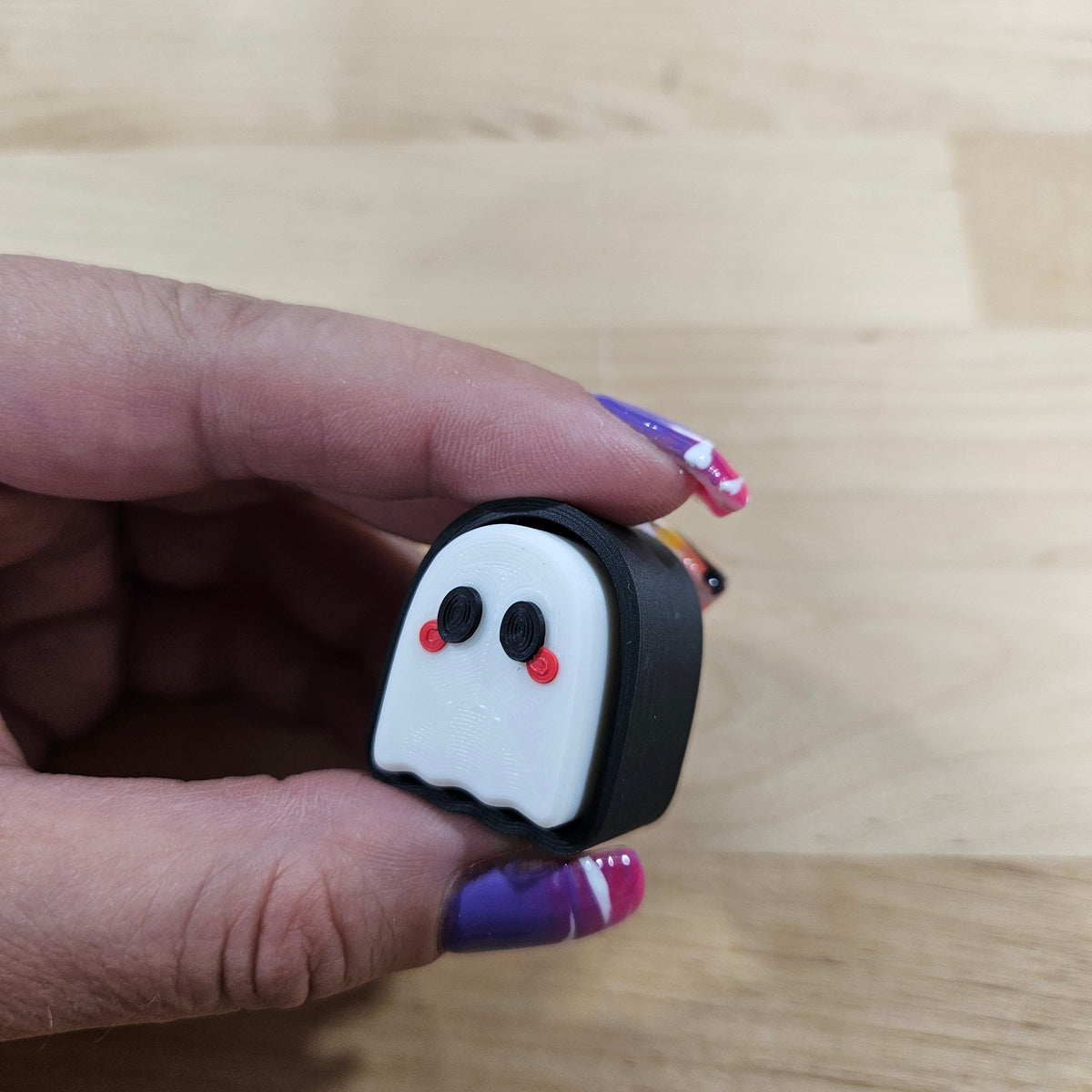 6 PACK- 3D PRINTED SPOOKY CLICKER FIDGETS